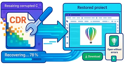 Download corel draw .CDR repair